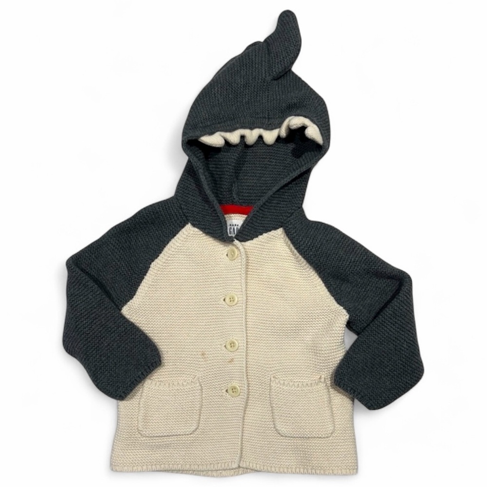 GUC Baby Shark Knit Baby Hoodie by Gap Kids (12-18 months)